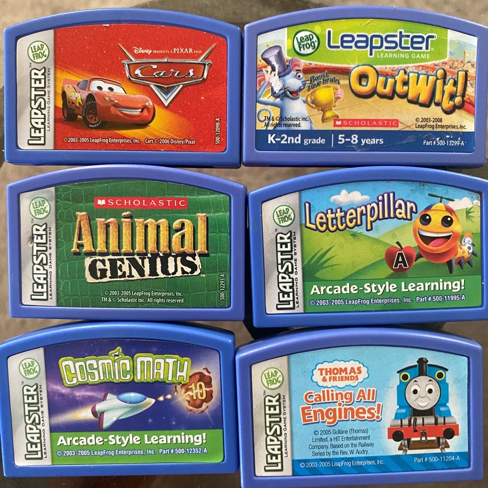 Leapster Educational Game Cartridge Set